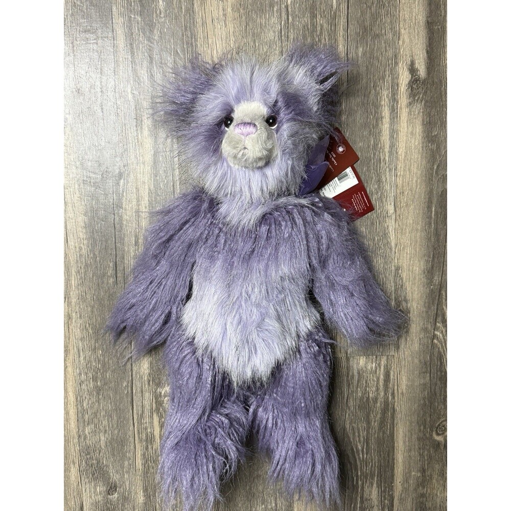 Charlie‎ Bears Year Bear 2019 Hug Number 11 Purple w/Tags
